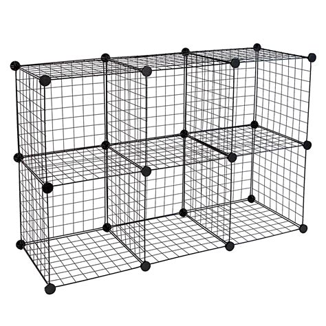 metal wire storage boxs|heavy duty wire cube storage.